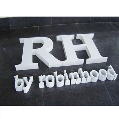 Biela PVC penová doska na reklamu